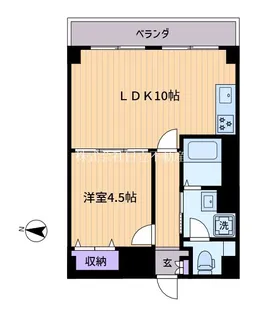 笹塚ダイヤモンドマンション【1階】の間取り