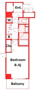 M・FRONTIER【3階】の間取り