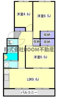NJ北原【4階】の間取り