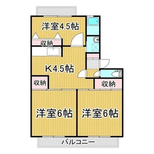 アドバンシティ【3階】の間取り