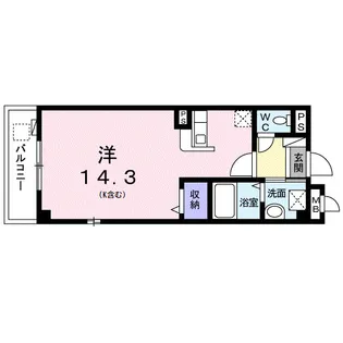 フェニックス赤松【3階】の間取り