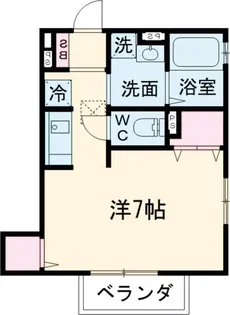 メゾンドボヌール2【1階】の間取り