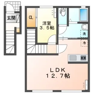 マークシティC【2階】の間取り