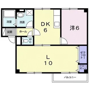 フォンテーヌシャトレI【2階】の間取り