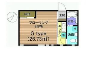 旭丘スクエアワン【2階】の間取り