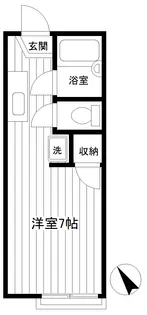 メゾンYOKOHAMA【1階】の間取り
