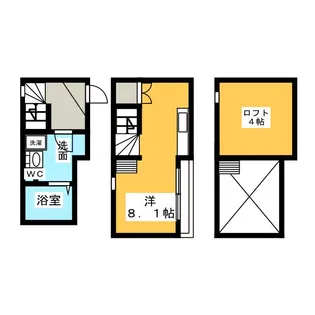 Dream Stage HT Iwakura【1階】の間取り