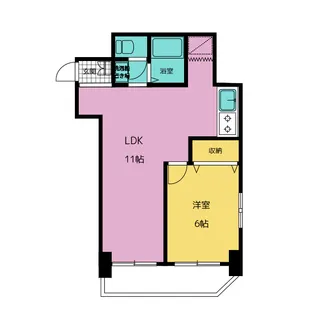 サントル・ヴィラージュI【7階】の間取り