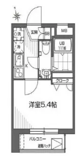 グランアセット早稲田【7階】の間取り