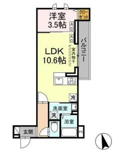 Asset-Court小金井本町B【3階】の間取り