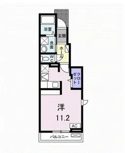 Clemente(クレメント)【1階】の間取り