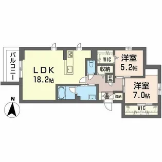 戸塚日和【3階】の間取り