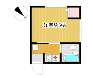 若葉ハイツ【1階】の間取り