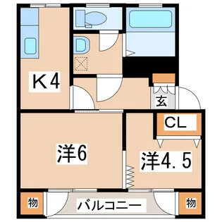 昭和コーポ【4階】の間取り