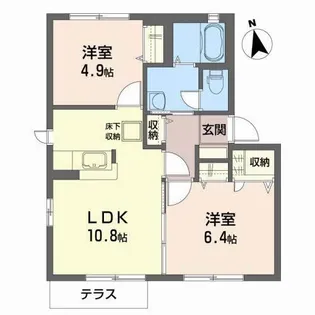 アイコート明石台【1階】の間取り
