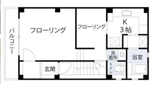 R 13040 202【2階】の間取り