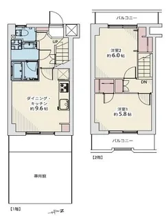 エスポアール茗荷谷の間取り