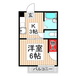 吉野マンション【3階】の間取り
