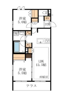 Casa Tigre【1階】の間取り