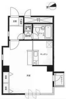 インペリアル六本木フォラム【5階】の間取り