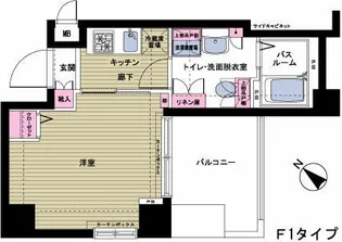 フェニックス日本橋浜町壱番館【8階】の間取り