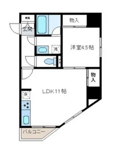 ARTERE東日本橋【5階】の間取り