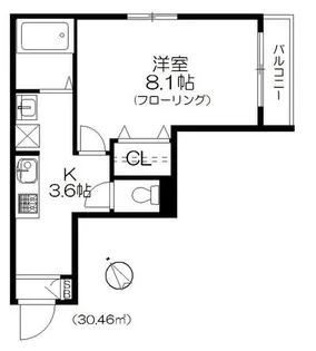 メゾン ラフィーネ【2階】の間取り
