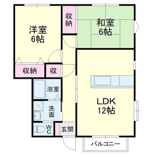 ハイステージ新橋B【1階】の間取り