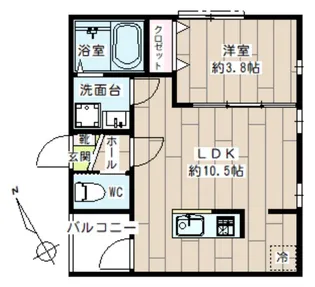 シェソワ東大井【3階】の間取り