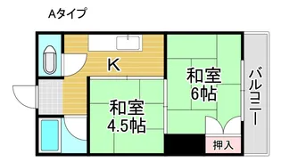 エイトビル岸里【3階】の間取り