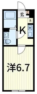 ルミノソ柴又【1階】の間取り