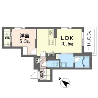 ル・シエル【2階】の間取り
