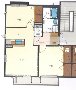 アイリスコート【2階】の間取り