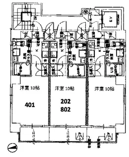 パレグレース十日市【2階】の間取り