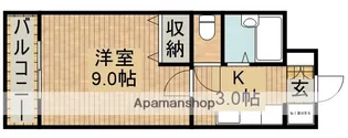 エザンス【4階】の間取り