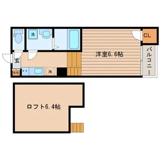 ラ・ルーチェ北仙台【2階】の間取り