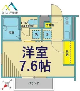 スマイリー三ツ沢【2階】の間取り