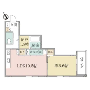 (シニア限定)ヘーベルヴィレッジ目黒東が丘【1階】の間取り