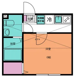 AZALEA茅ヶ崎【2階】の間取り