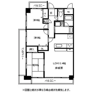 ダイアパレス城南公園【2階】の間取り