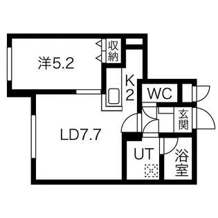 スピリートN16【5階】の間取り