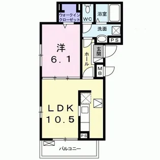 フォーチュンパーク【1階】の間取り