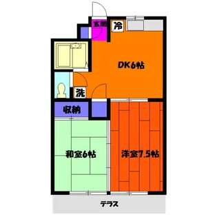 サンハイツ小島【1階】の間取り