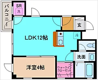 イースト21みかげII【3階】の間取り