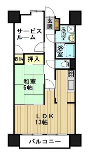 ダイアパレス弘前公園【2階】の間取り