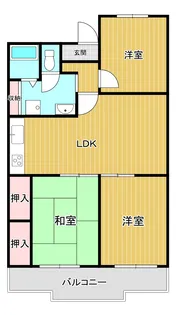 フローラ末広【2階】の間取り