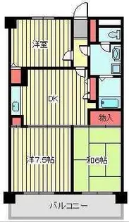 グランドールUNS【5階】の間取り