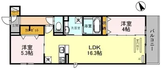 ロイヤルコート【3階】の間取り