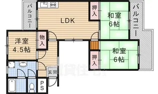 マンションアメニティ【3階】の間取り
