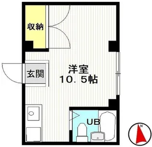 ロータス日野【4階】の間取り